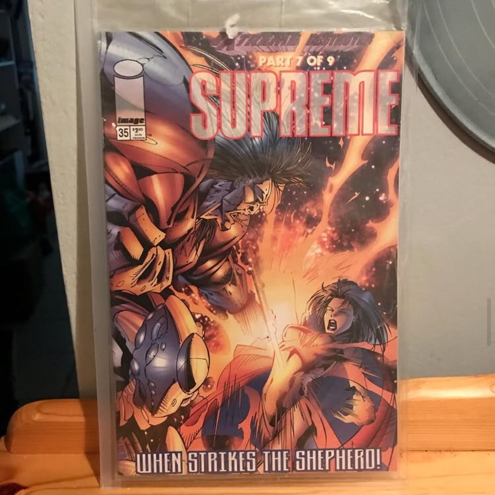 1996 S U P R E M E No.35 comic book and card